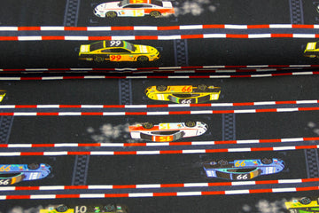 Jersey mit Rennautos, Autos, dunkelblau, 0,5 m